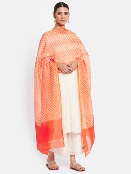 Fabindia - Cotton Silk Checked Dupatta