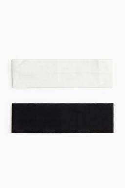 H&M - Women 2-Pack Jersey Hairbands