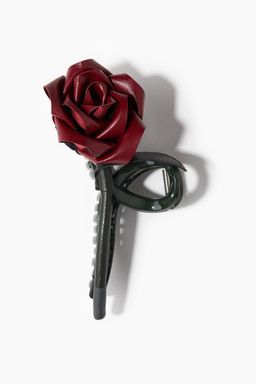H&M - Women Red Flower-Detail Hair Claw