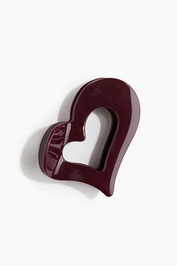 H&M - Women Red Heart-Shaped Hair Claw