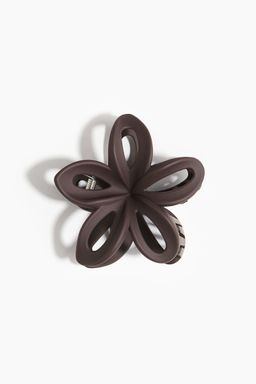 H&M - Women Brown Flower-Shaped Hair Claw