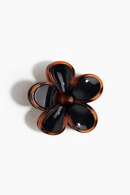H&M - Women Black Flower-Shaped Hair Claw