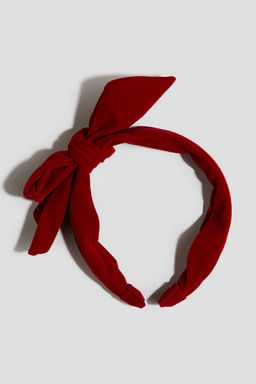 H&M - Girls Red Bow-Decorated Alice Band