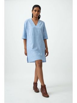 Saltpetre - Women V Neck Straight Fit Dress
