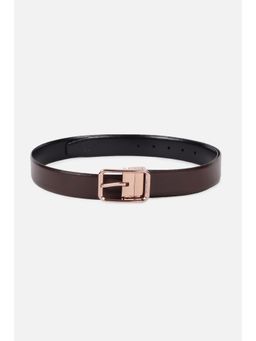 Van Heusen - Men Brown Textured Formal Belt