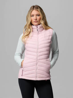 Columbia - Powder Pass Iii Hybrid Women Pink Solid Jacket