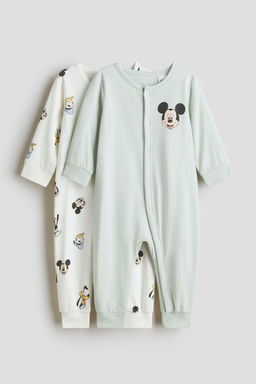 H&M - Boys & Girls 2-Pack Printed Pyjamas
