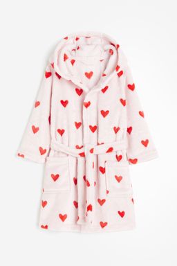 H&M - Boys & Girls Pink Fleece Dressing Gown