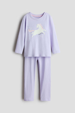 H&M - Girls Printed Cotton Pyjamas