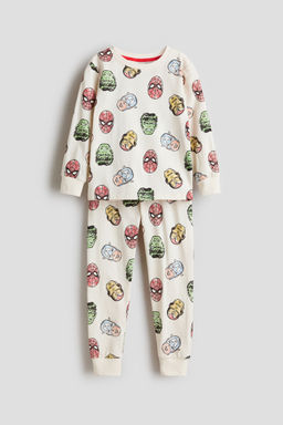 H&M - Boys Printed Cotton Jersey Pyjamas