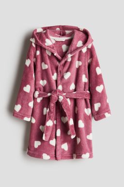 H&M - Girls Pink Fleece Dressing Gown