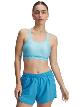 Under Armour - Blue High Support Armour Crossback Sports Bra