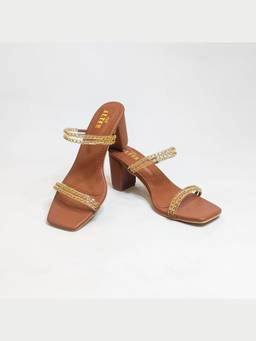 THE ALTER - Gianna Tan Chain Block Heels