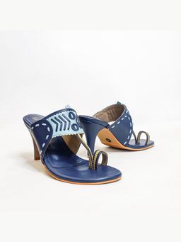 THE ALTER - Amirah Navy Blue Kohla Stiletto Heels