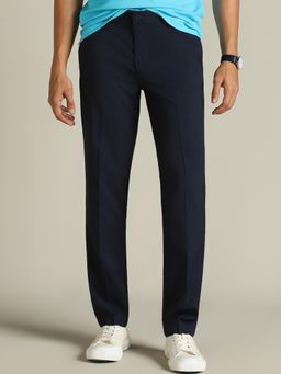 Dockers - Men Blue Mid Rise Slim Fit Trousers