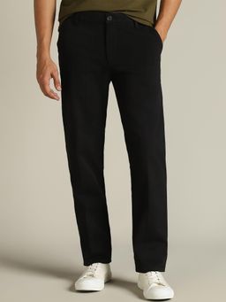 Dockers - Men Black Mid Rise Slim Fit Trousers