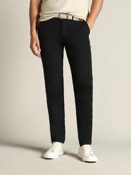 Dockers - Men Black Motion Mid Rise Slim Fit Trousers