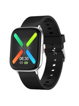 FCUK - Fit Pro Full Touch Smartwatch Color-Black with Sleek Design Metal Body, 8 Sport Modes,FCUK009D