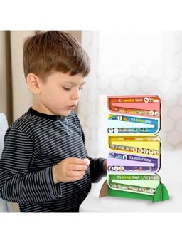 Webby - Educational Wooden Five Seasons Toy with 40 Coins