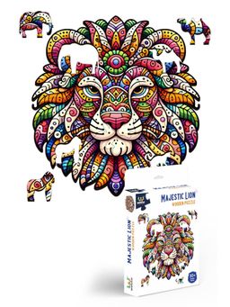 Webby - Majestic Lion Wooden Jigsaw Puzzle - 30 Pieces