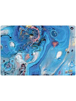 Webby - Abstract Blue Wooden Jigsaw Puzzle - 252 Pieces