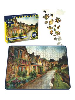 Webby - Village Cottage Painting Jigsaw Puzzle - 500 Pieces