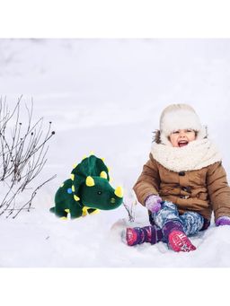 Webby - Plush Adorable Dinosaur with Horns and Frill Stuffed Soft Toy - 50 CM - Green