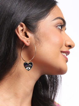 Blueberry - I Heart You Earrings