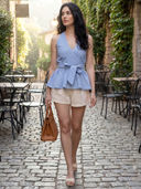 Blue color option, Sold out, Currently selected