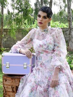 Odette - Royal Blue Vanity Bag for Women