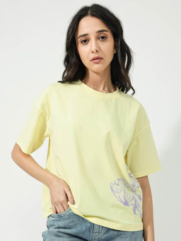 RAREISM - Women Boxy Fit Graphic Print T-Shirt