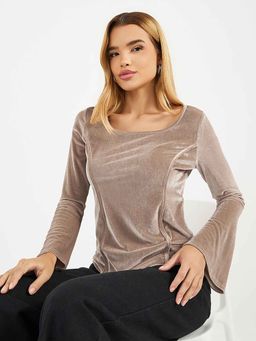 Styli - Mauve Solid Top
