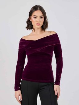 Styli - Burgundy Solid Top