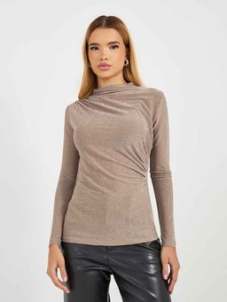 Styli - Beige Solid Top