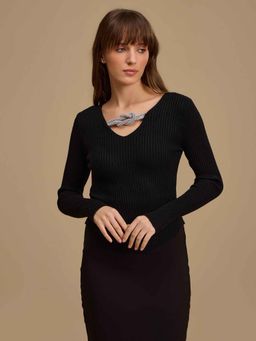 Kazo - Black Solid Top