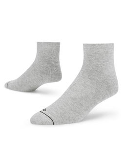 Dynamocks - Women Cotton Ankle Length Socks - Grey