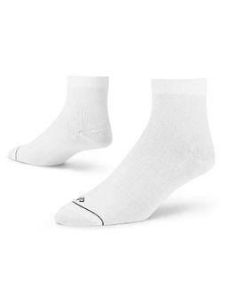 Dynamocks - Women Cotton Ankle Length Socks - White