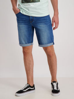 LINDBERGH - Navy Solid Slim Fit Shorts