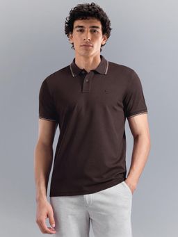 United Colors of Benetton - Relaxed Fit Triblend Tipping Pique Polo T-Shirt