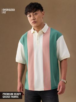 The Souled Store - Oversized Polo Swizzle Men Oversized Polo T-Shirt