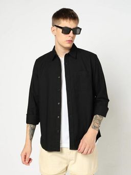 GAP - Men'S Solid Spread Collar Shirt