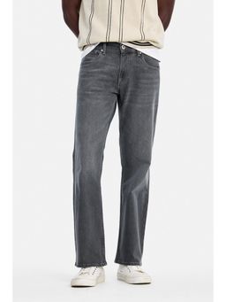 Snitch - Grey Washed Bootcut Casual Jeans for Men