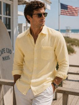 CLUBHAVANA - Palm Beach- Seersucker Full Sleeves Shirt