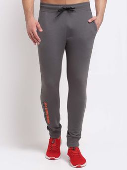 Club York - Men Grey Solid Joggers