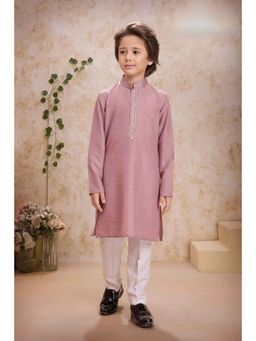 Lagorii - Classic Pink Kurta with Pyjama
