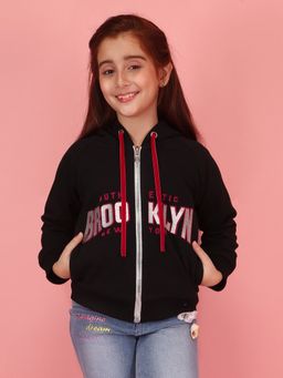 Cutecumber - Winter Casual Black Hoodie