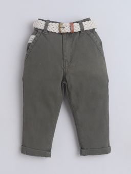 Little Kangaroos - Boys Olive Pant with Belt