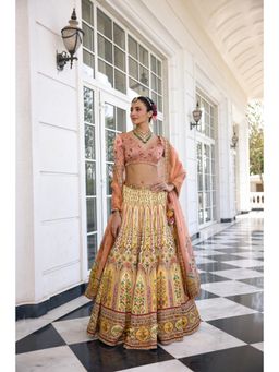 KALISTA - Yellow Lehenga with Blouse and Dupatta