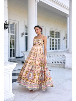 KALISTA - Beige Maxi Dress