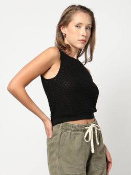 GAP - Womens Self-Design Round Neck Tank Top